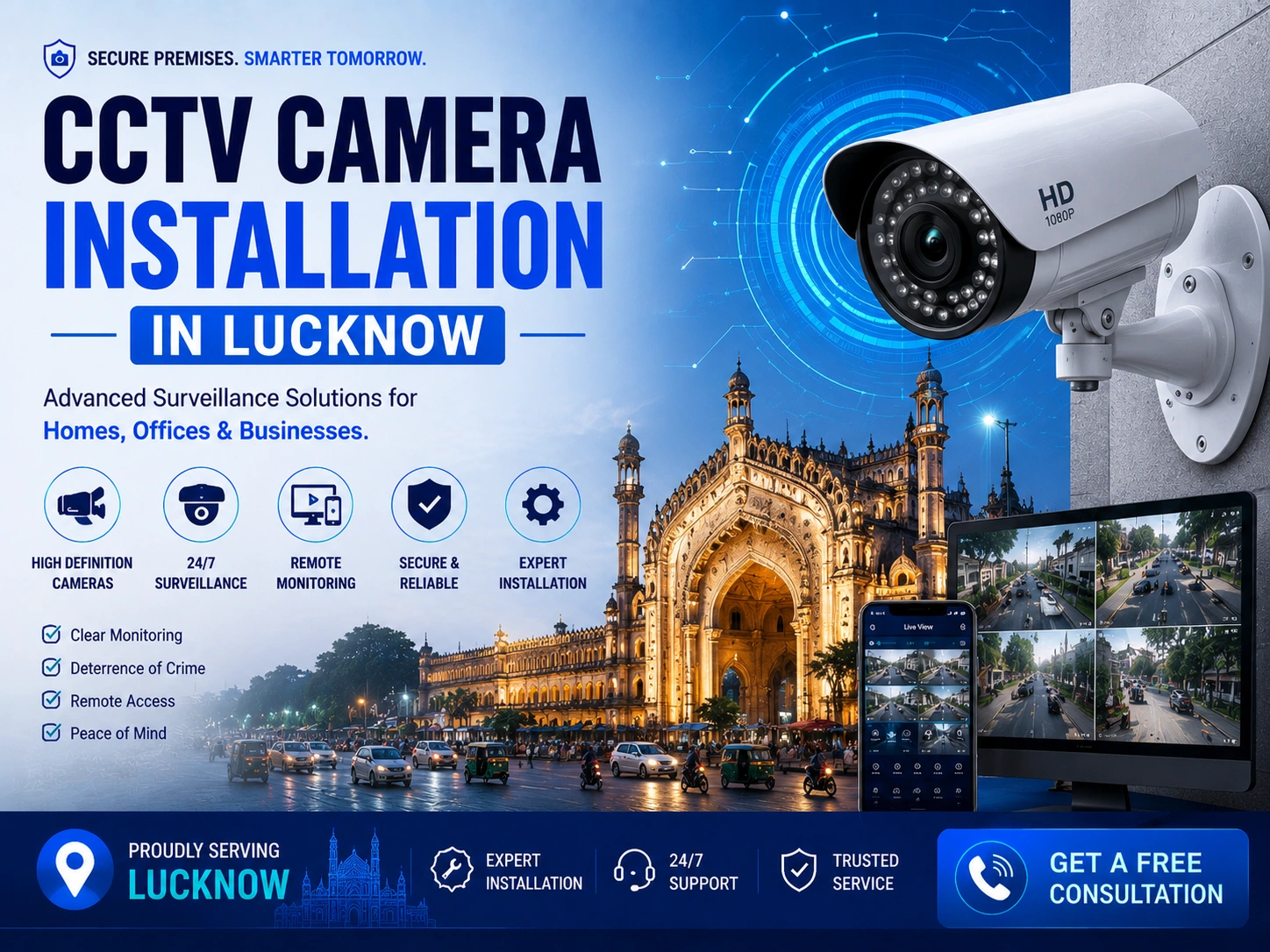  CCTV camera in Lucknow