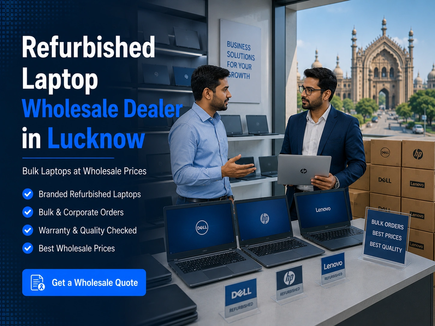 Bulk lot of old laptops ready for wholesale dealer supply in Lucknow